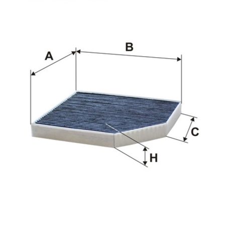 Filtron K 1278A (K1278A) aktívszenes pollenszűrő