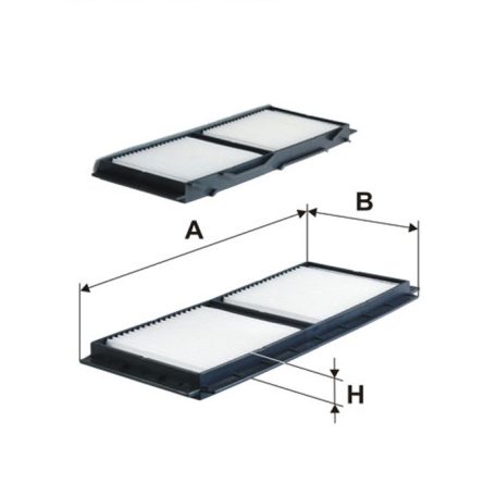 Filtron K 1312-2X (K1312-2X) pollenszűrő