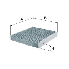 Filtron K 1313A (K1313A) aktívszenes pollenszűrő