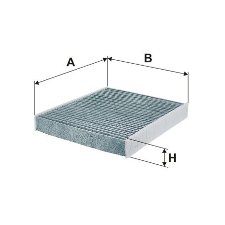 Filtron K 1313A (K1313A) aktívszenes pollenszűrő