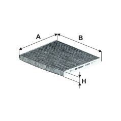 Filtron K 1314A (K1314A) aktívszenes pollenszűrő