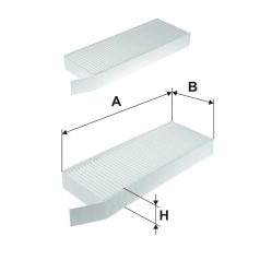 Filtron K 1328-2X (K1328-2X) pollenszűrő