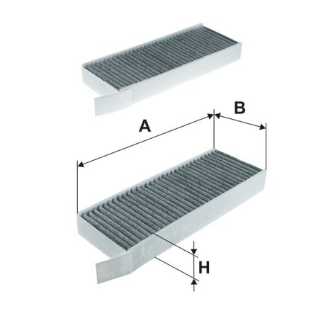 Filtron K 1328A-2X (K1328A-2X) aktívszenes pollenszűrő