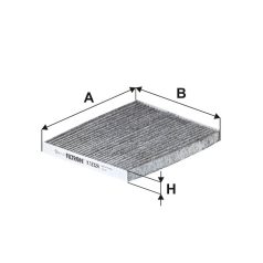 Filtron K 1332A (K1332A) aktívszenes pollenszűrő