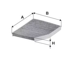 Filtron K 1338A (K1338A) aktívszenes pollenszűrő