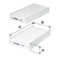 Filtron K 1342-2X (K1342-2X) pollenszűrő