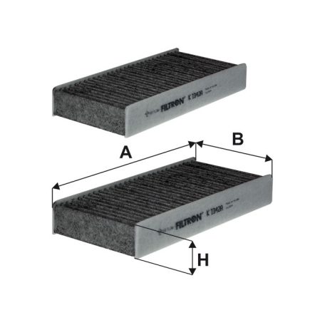Filtron K 1342A-2X (K1342A-2X) aktívszenes pollenszűrő