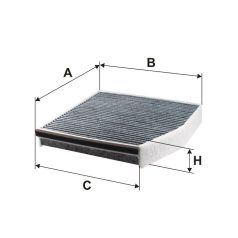 Filtron K 1346A (K1346A) aktívszenes pollenszűrő