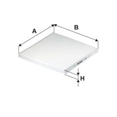 Filtron K 1354 (K1354) pollenszűrő