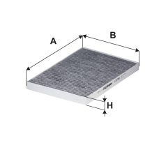 Filtron K 1376A (K1376A) aktívszenes pollenszűrő