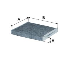 Filtron K 1377A (K1377A) aktívszenes pollenszűrő