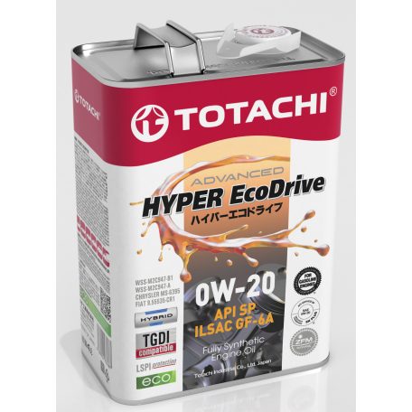 Totachi Hyper Ecodrive 0W-20 4L motorolaj