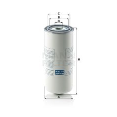 Mann-Filter LB962/2 Olajszűrő