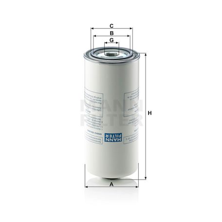Mann-Filter LB962/2 Olajszűrő