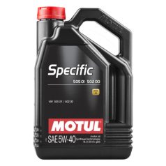   Motul Specific 505-01 5W-40 5L motorolaj (gyártása megszűnt, helyette: X-CLEAN 5W-40)