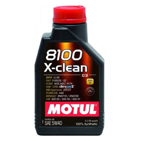 Motul 8100 X-clean 5W-40 1L motorolaj