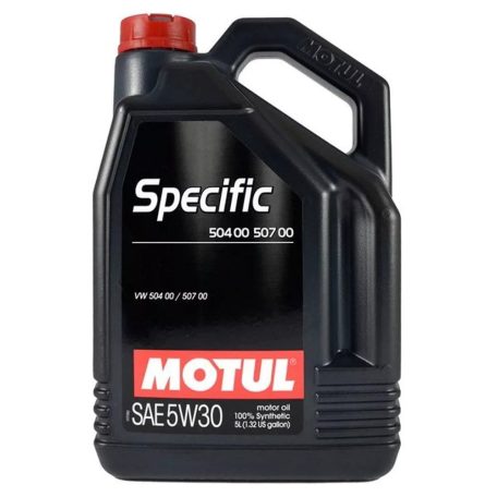 Motul Specific VW 504-00 - 507-00 5W-30 5L motorolaj (Gyártása megszűnt) - Utolsó darabok nálunk polcon