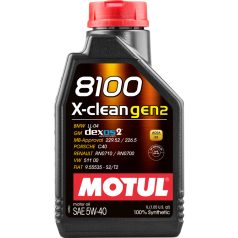 Motul 8100 X-clean gen 2 5W-40 1L motorolaj