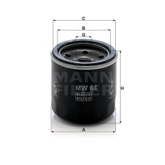 Mann-Filter MW64 Olajszűrő