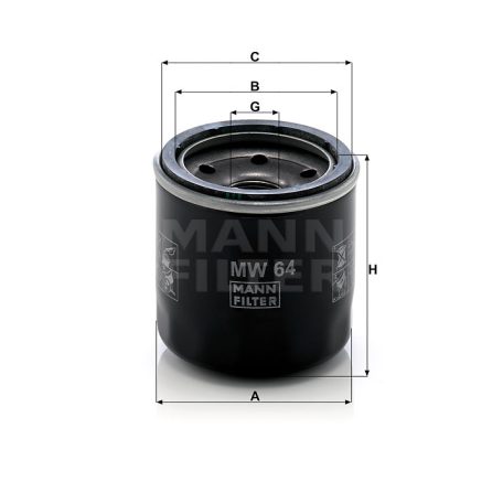 Mann-Filter MW64 Olajszűrő
