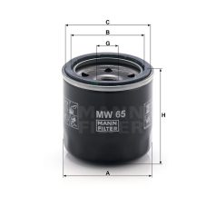 Mann-Filter MW65 Olajszűrő