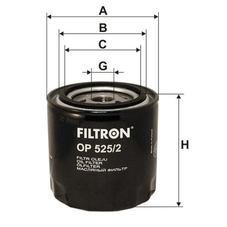 Filtron OP 525/2 (OP525/2) olajszűrő