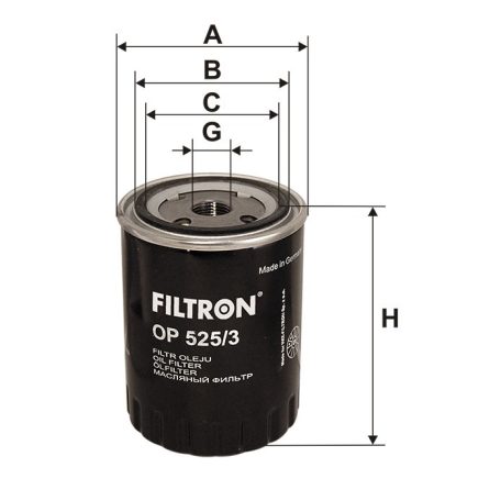 Filtron OP 525/3 (OP525/3) olajszűrő