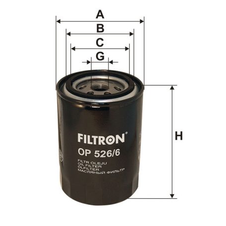 Filtron OP 526/6 (OP526/6) olajszűrő