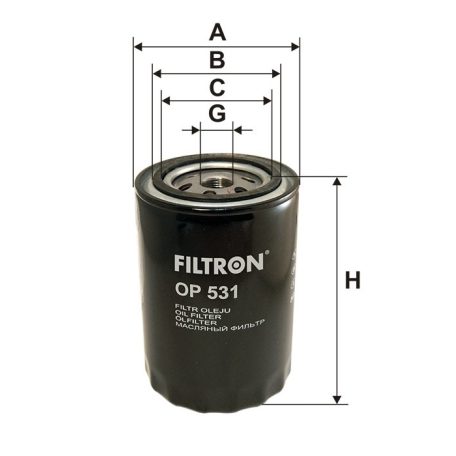 Filtron OP 531 (OP531) olajszűrő