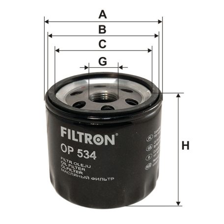Filtron OP 534 (OP534) olajszűrő