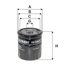 Filtron OP 540/3 (OP540/3) olajszűrő