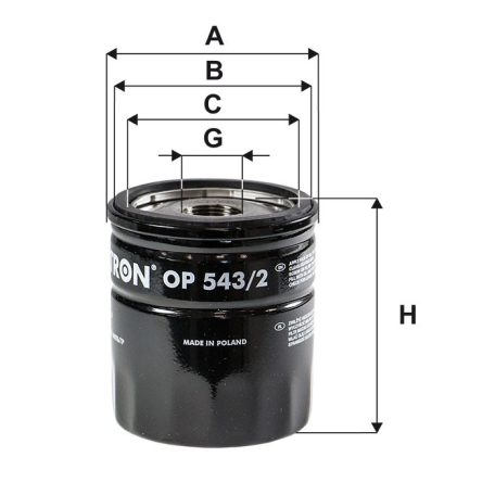 Filtron OP 543/2 (OP543/2) olajszűrő