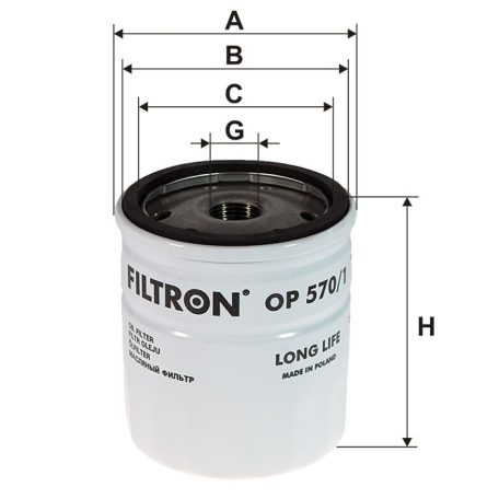 Filtron OP 570/1 (OP570/1) olajszűrő