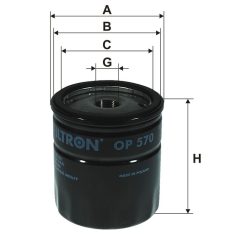 Filtron OP 570 (OP570) olajszűrő