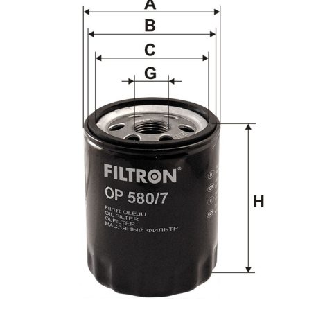 Filtron OP 580/7 (OP580/7) olajszűrő