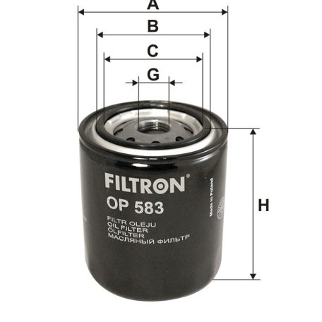 Filtron OP 583 (OP583) olajszűrő