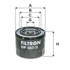 Filtron OP 587/3 (OP587/3) olajszűrő