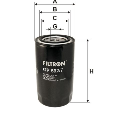 Filtron OP 592/7 (OP592/7) olajszűrő