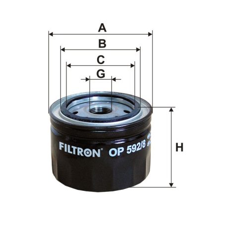 Filtron OP 592/8 (OP592/8) olajszűrő