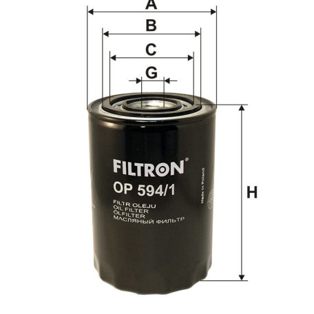 Filtron OP 594/1 (OP594/1) olajszűrő