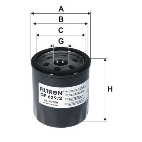 Filtron OP 629/2 (OP629/2) olajszűrő