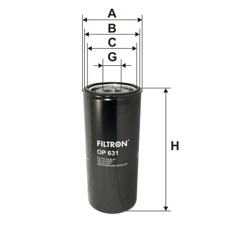 Filtron OP 631 (OP631) olajszűrő