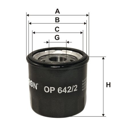 Filtron OP 642/2 (OP642/2) olajszűrő