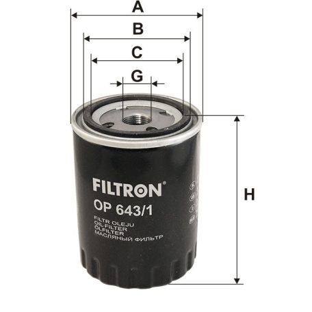 Filtron OP 643/1 (OP643/1) olajszűrő