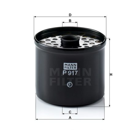 Mann-Filter P917X Üzemanyagszűrő