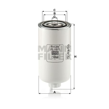 Mann-Filter PL250/1 Üzemanyagszűrő
