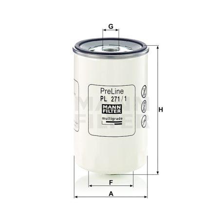 Mann-Filter PL271/1 Üzemanyagszűrő