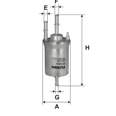 Filtron PP 836/4 (PP836/4) üzemanyagszűrő