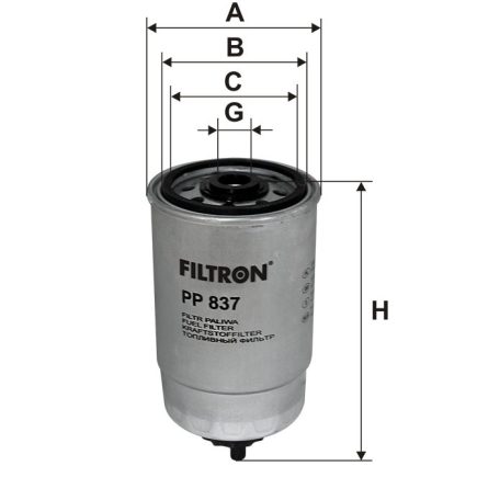 Filtron PP 837 (PP837) üzemanyagszűrő