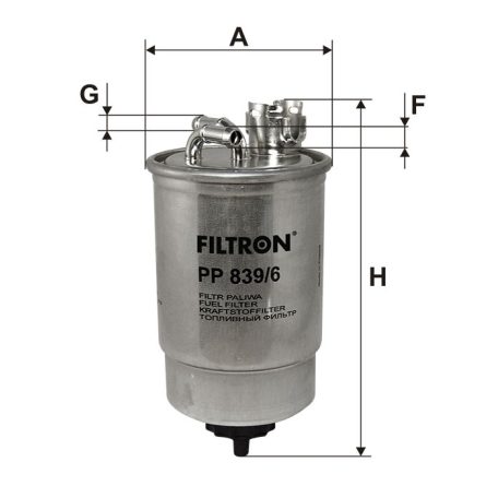 Filtron PP 839/6 (PP839/6) üzemanyagszűrő